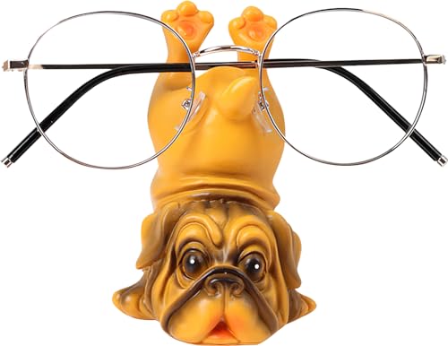 Supporto per Occhiali da Vista 3D, Porta Occhiali Shar Pei Simpatico Animale Occhiali da Sole Espositore per Casa, Ufficio, Scrivania Accessori Decorativi, Regali per Uomini Donne Bambini