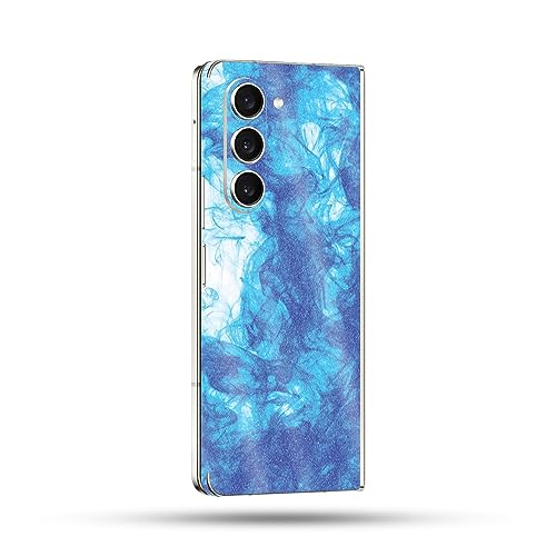 Image of MightySkins Glossy Glitter Skin Compatible with Samsung Galaxy Z Fold 5 Full Wrap - Vibrant Smoke | Protective, Durable High-Gloss Glitter Finish | Easy to Apply & Change Styles | Made in The USA