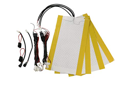 KBD Premium Car Seat Heater Kit High/Low Switch Settings Faster Warm Up
