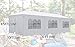 FDW Party Tent Patio Tent Wedding Tent 10x30ft Outdoor Patio Gazebo BBQ Shelter With 8 Removable Sides Walls for Party Garden