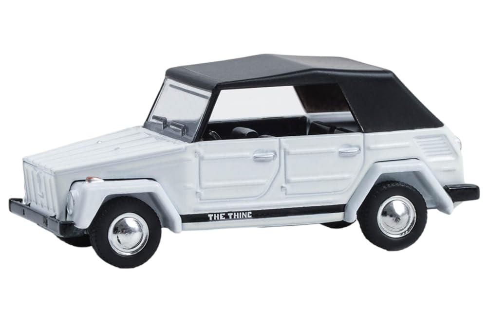 Greenlight 36090-D Club Vee-Dub Series 18 - V W 1973 Thing (Type 181) - White with Black Soft Top 1/64 Scale Diecast