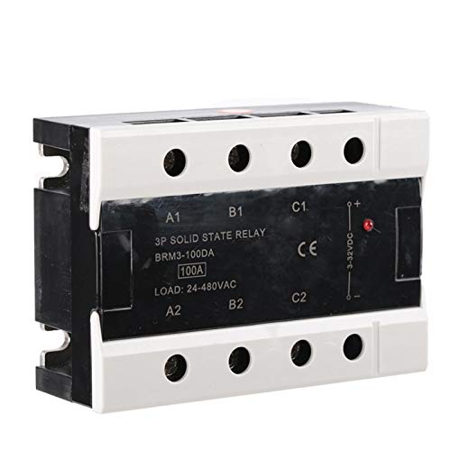Image of 100DA/120DA Load 24-480VAC Three Phase Solid State Relay with Security Protection Seal(BRM3-120DA)