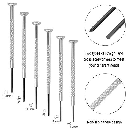 Iyowei Draagbare elektronische schroeven met 6 schroeven, computerschroeven voor IBM HP DELL Samsung Sony Lenovo met… - Image 5