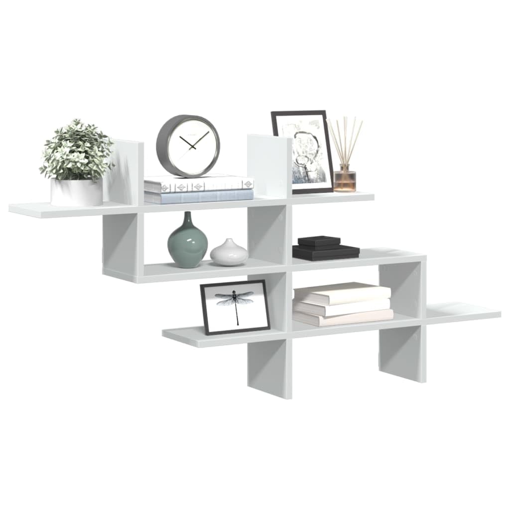 VidaXL Wandschap 124,5x18x60,5 Cm Bewerkt Hout Artis Eikenkleurig 765890418