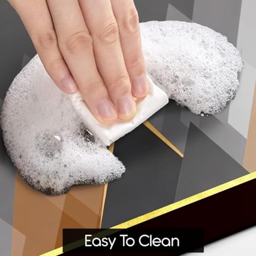 Image of Kitchen Anti Slip Mat for Floor, Waterproof Washable Kitchen Mats, Non Slip Kitchen Floor Mats for Home, Soft Mats for Kitchen, Kitchen Mats for Floor Anti Slip (Geometric-Triangle)