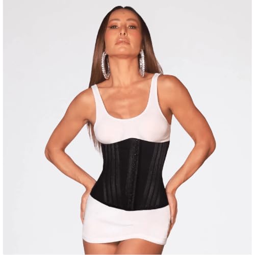 Cinta Esbelt Modeladora Emborrachada B16 PT-Preto M