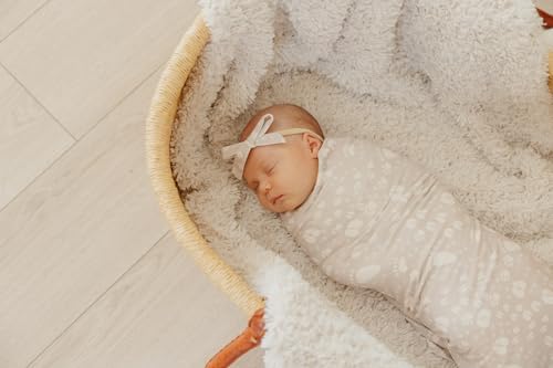 Copper Pearl Ribbon Baby Bow Headbands - Limited Collection — 사진 7