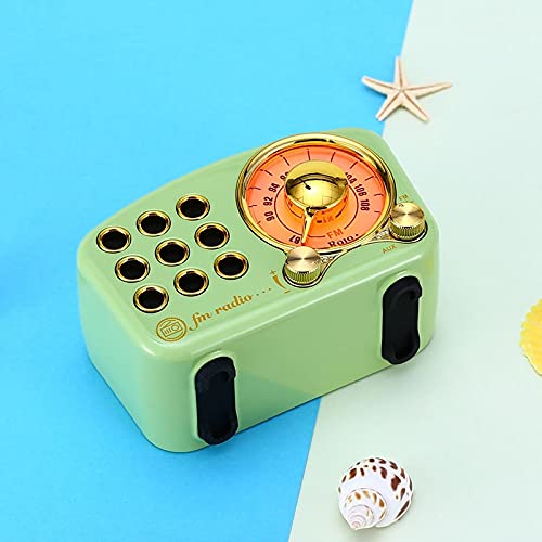 Enceinte Bluetooth Rétro Fuyin R919-C – Bois Clair, Radio FM, Design Vintage