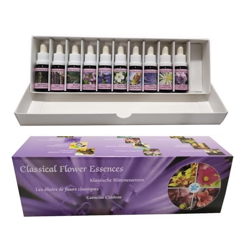 PHI ESSENCES Set 38 Esencias Florales de Bach 15ml | Pack 38 Esencias Florales de Bach Incluye las 38 Esencias de Bach + 2 Rescates