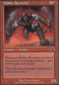 Magic: the Gathering - Keldon Berserker - Prophecy
