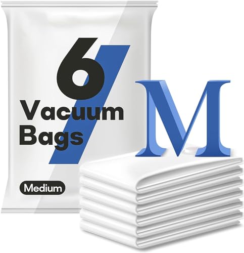 Vacbird 衣類圧縮袋 6枚 70*50 cm 真空 収納 圧縮袋 掃除機対応 旅行用圧 縮 袋、衣類、旅行シーラーバッグ パッキング、寝具、布団、毛布、枕、真空シールバッグ 保存袋 防湿 防塵 防臭 防カビ
