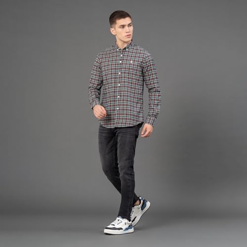 Image of Red Tape Men's Cotton Regular Fit Shirt