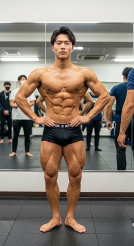 マッチョ写真集『ボディビル大学生 Vol.1』：鍛え抜かれたイケメンの筋肉男子のサムネイル