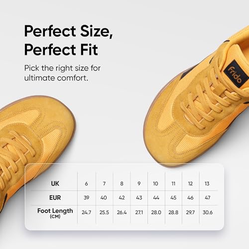 Image of Frido Active Casual Sneakers for Women | Stylish Everyday Sneakers with Breathable Mesh, Lycra-Lined Collar, Cushioned Footbed & Zero-Drop Sole for Travel, Night Outs