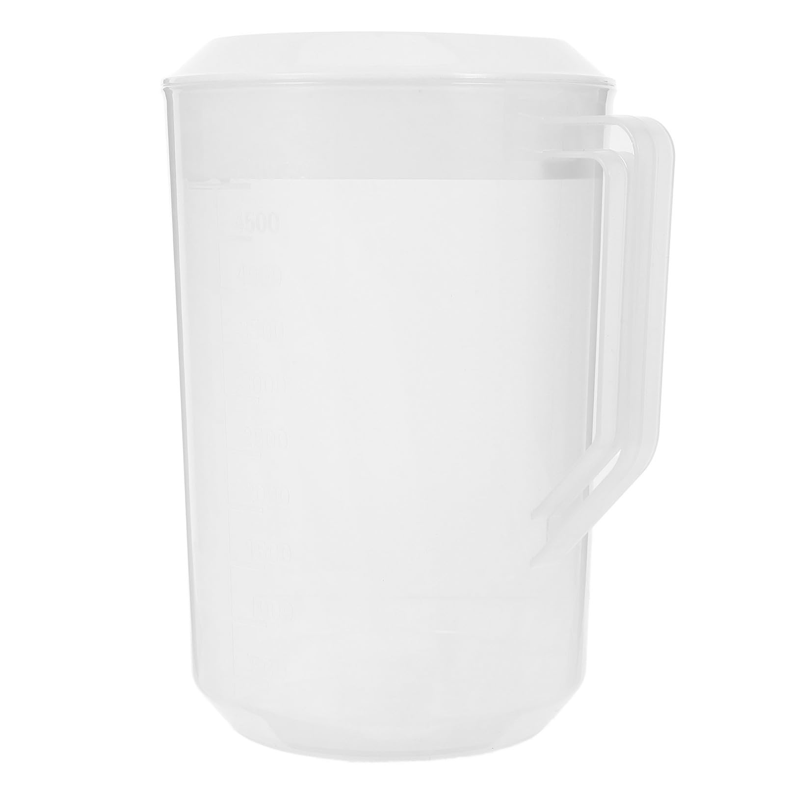 Kunststoff Wasserkrug mit Große Kapazität Kaltwasserkanne Bpa Frei Lebensmittelecht mit Deckel Hitzebeständig für Saft Eisgetränke und Milch Wiederverwendbar