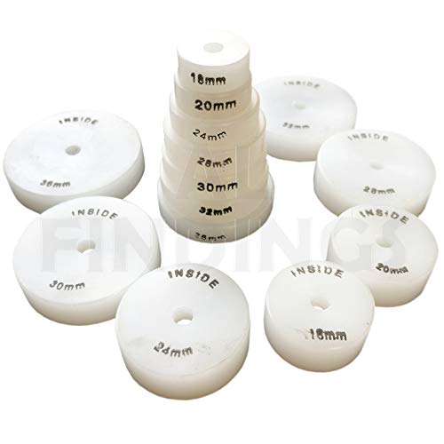 Jewellers Tools 14 Nylon Push On Dies (18-36mm) : for Watch Case Back and Glass Presses (105)