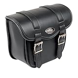 Milwaukee Leather SH545 Small Black PVC Motorcycle Sissy Bar Bag - One Size