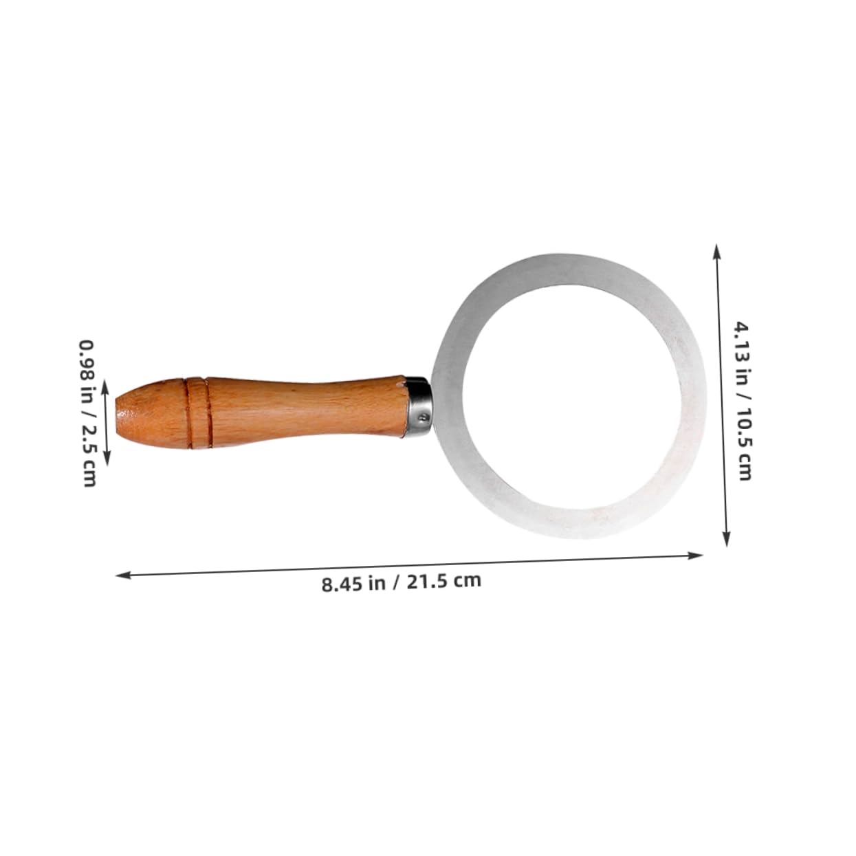 BESTYASH 2pcs Milk Cup Rim: Stainless Steel Cake Ring Cutter - Chef Cooking Torch Flame Metal Baking Ring - Milk Tea Brulee Maker With Anti-scald Handle