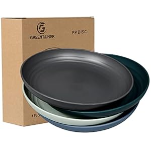 Greentainer 4er Speiseteller Set - Bunt
