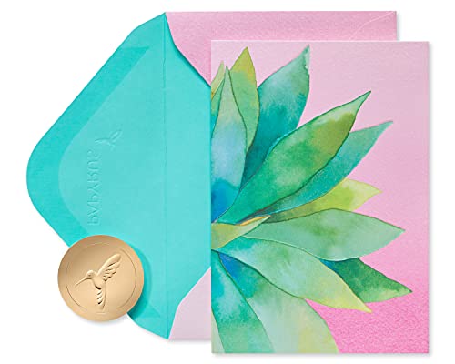 Image of Papyrus Blank Cards with Envelopes, Bold Succulent (14-Count)