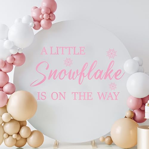 Adhesivo Decorativo Vinilo Snowflake para Baby Shower miniatura 6
