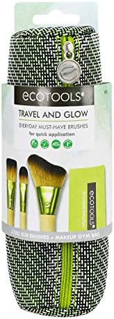 Ecotools Travel and Glow Everyday Must Have Make-Up Brush Set for Face with Make-Up Brush Bag Ecotools Travel and Glow Everyday Must Have Make-Up Brush Set for Face with Make-Up Brush Bag