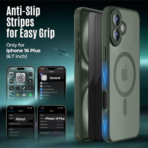 Image of Symcele Designed for iPhone 16 Plus Case, Alpine Green