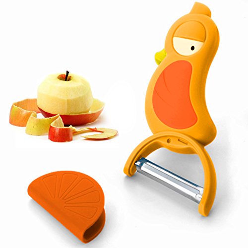 Home and Above Premium Cute Bird Potato Peeler, Non-Stick Fruit and Vegetable Swivel