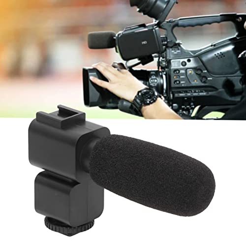 Bewinner Camera Video Microphone, Universal On Camera Shotgun Microphone with 3.5mm Cable, Stereo Interview Microphone Video Mic for Camera, Camcorder, Podcasting - Image 5