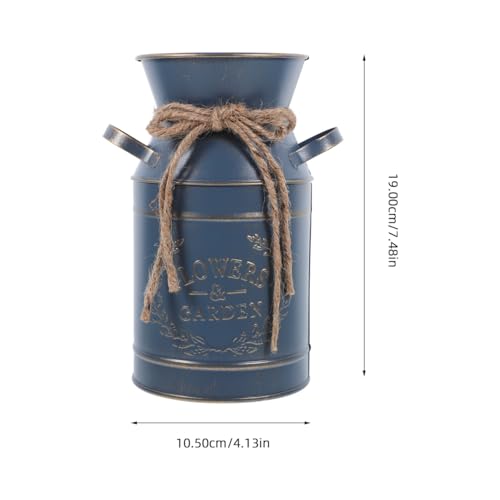 Vase rustique chic Cabilock en métal pour décoration de jardin - 3