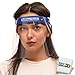 Produktbild 10 STÜCK Schutzvisier | face Shield Maske | Visir Gesichtsschutz | Visier Schutzschild Gesicht mit Gummiband | Spuckschutz | Gesichtsvisier aus Kunststoff | Unisize Plexiglas Schutz Visier