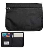 BrKern Fahrzeugmappe A5, Fahrzeugmappe Dokumentenmappe A5, Auto Handschuhfach Organizer mit mehreren Fächern, Bordmappe Auto, Tragbare Manuelle Tasche Kfz Dokumententasche