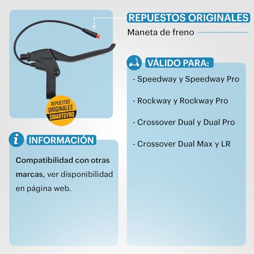smartGyro Originalersatz – rechter Bremshebel + Sensor für Speedway-, Rockway- und Crossover-Elektroroller