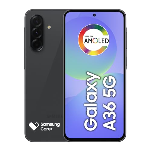 Celular Samsung Galaxy A36 5G 128GB, 6GB RAM, Câmera 50MP, IP67, Super AMOLED 6.7', Recursos AI, Preto
