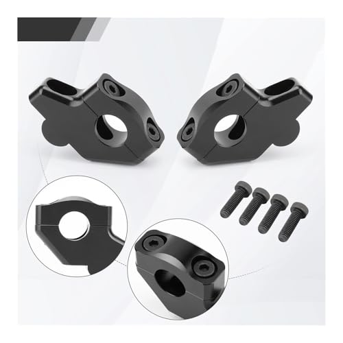 Evita dolor de espalda con elevadores de manillar aluminio 1" 4