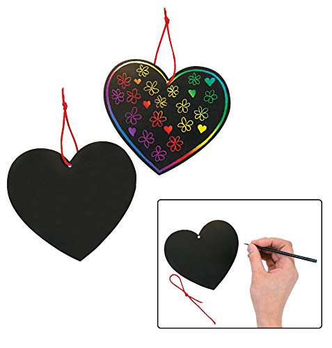 Magic Color Scratch Hearts
