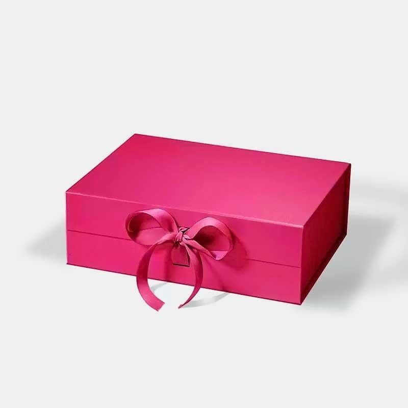 Caixa FlexBox Rígida de Papel com Imã e Cetim para Presente - Y33...