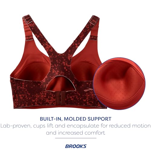 Image of Brooks Women's Racerback 2.0 Sports Bra for High Impact Running, Workouts & Sports with Maximum Support