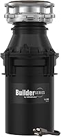 InSinkErator BLD50 1/2 HP Garbage Disposal with Power Cord - Builder Series Continuous Feed, Easy Install, Septic-Safe
