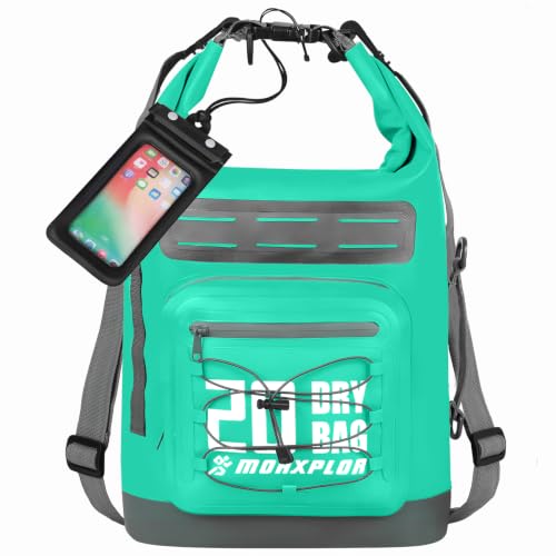Image of MORXPLOR Dry Bag Waterproof,5L /10L /20L /30L /40L /55L Roll Top Dry Bag Backpack with WaterProof Phone Case for Swim,Kayak