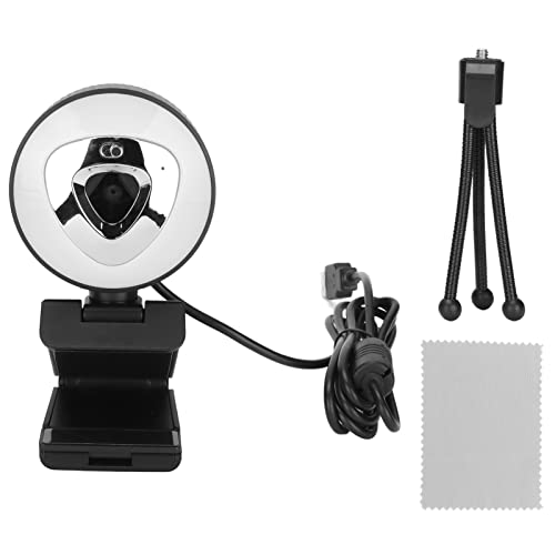 Webcam HD 1080P corrige la mauvaise lumière en visioconférence