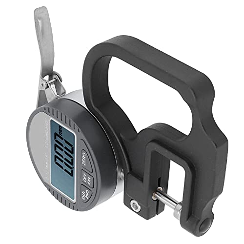 Calibrador digital de espesores de 0 a 12,7 mm, medidor portátil para papel, película, tela y cinta, pantalla LCD grande, material de aleación de zinc, herramienta de medición de alta precisión miniatura 5