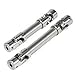 2pcs Universal Joint Driveshaft for 1/18 RC Rock Crawler Axial UTB18 Capra Unlimited Trail Buggy RC Steel Heavy Duty Drive Shaft
