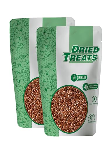 Image of Dried Treats Dried Fruits Nuts And Seeds (Alsi /Flax Seeds, 400g (2x200g))