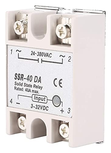 Módulo relé SSR-25DA de entrada DC salida AC para automatización 25A 6
