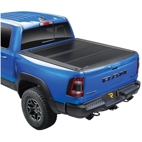 RealTruck UnderCover Ultra Flex Hard Folding Truck Bed Tonneau Cover | UX12022 | Fits 2019 - 2025 Chevy/GMC Silverado/Sierra 1500, works w/ MultiPro/Flex tailgate 5' 10" Bed (69.9") Cover