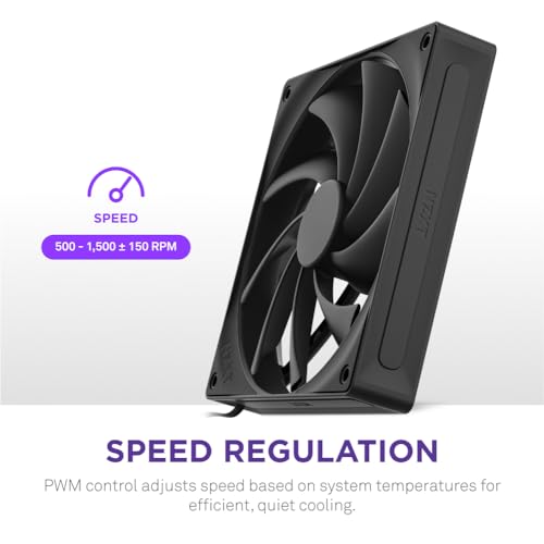 Image of F140Q - 140mm Quiet Airflow Fans - Single - Black