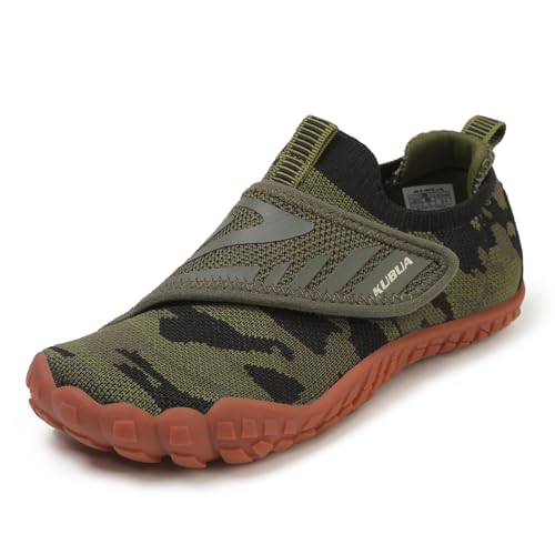 Image of KUBUA Multifunctional Kids Water Shoes Boys Girls Quick Dry Swim Aqua Socks | Wide Toe Box, Lightweight, Barefoot-Style, Breathable, Beach, Pool, Kayak, Water Parks, Hiking, Toddler, Little Kid, Big Kid