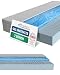 Produktbild AM Qualitätsmatratzen 7 Zonen Gelmatratze 120x200 H3 - Made in Germany - Oeko TEX zertifizierte Memory Schaum Matratze 120x200-20 cm Hoch - Hybridschaummatratze 120x200 H3 mit 4cm Gelauflage