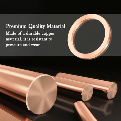 Image of 20PCS Oil Drain Plug Gasket,Copper Oil Drain Pan Crush Washer Fits M14x1.5 Transmission Drain Plug,Universal Transfer Case Differential Gasket for Car Truck SUV Oil Change